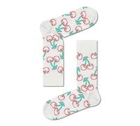 Happy Socks Crew Socks EU Size 41-46 Cherry White