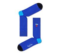 Happy Socks Crew Socks EU Size 41-46 Ribbed Yolo