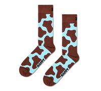 Happy Socks, Crew Socks, Animal Pattern Socks for Men and Women, Cow Sock, Size 41-46