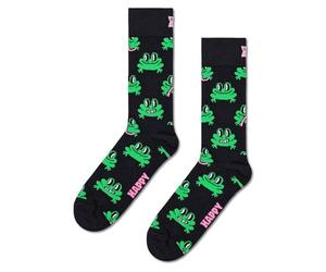 Happy Socks, Crew Socks, Animals Themed Socks for Men and Women, Frog Sock, Size 41-46