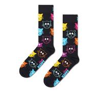 Happy Socks, Crew Socks, Cat Sock for Men and Women, Size 41-46