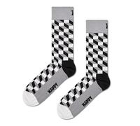 Happy Socks, Crew Socks, Filled Optic Sock for Men and Women, Size 36-04