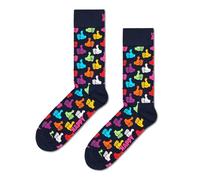 Novelty Socks Women Thumbs Up Colourful Navy Fun Funky Gift UK Size 3.5 - 6.5