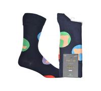Happy Socks Cupid's Foot Socks, Navy - Medium/Large