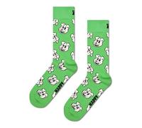 Happy Socks Doggo Sock for Men and Women, Green, Size 41-46