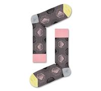 Happy Socks Dressed Eclipse Pink And Black Long Socks