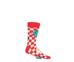 Happy Socks "Early Bird" Breakfast Fun Cotton Socks Novelty Unisex - 1 Pair Pack