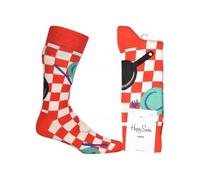 Happy Socks Breakfast Fun "Early Bird" Cotton Socks Novelty Unisex - 1 Pair Pack