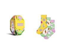 Happy Socks Easter Socks for Men & Women - Colourful Cotton Socks Size 3-7 & 7-12, Kids 3-Pack Easter, 2-3 Jahre
