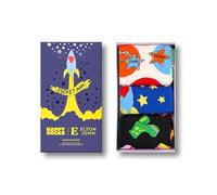 Happy Socks - Elton John Socks | 3 Pack Giftbox | Novelty Fun Dress Socks