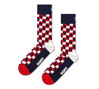 Happy Socks, Crew Socks, Filled Optic Sock for Men and Women, Size 41-46