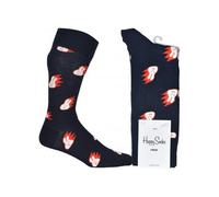 Happy Socks Flaming Bunny Socks, Dark Blue - Medium/Large