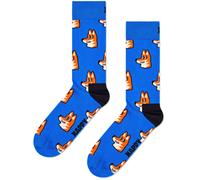 Happy Socks Fox Sock for Men and Women, Blue, Size 36-40