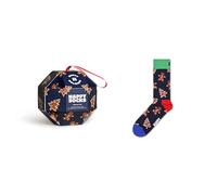 Happy Socks Gingerbread Cookiess Gift Box Half Socks EU 36-40