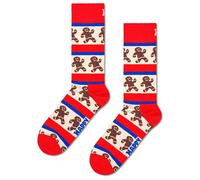 Happy Socks Gingerbread Stripe Crew Socks