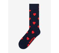 Happy Socks Heart Socks matte black red - 41-46