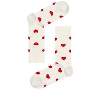 Women's Heart Socks, White - Size: 5/4/4.5/7/6.5/6/5.5/3/3.5