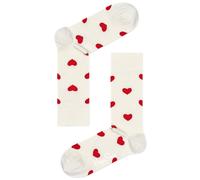 Women's Heart Socks, White - Size: 5/4/4.5/7/6.5/6/5.5/3/3.5