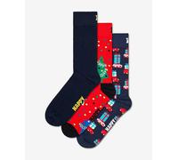 Happy Socks Holiday Tree Gift Set Crew Socks 3 Pairs Multicolor EU 41-46 Men,Women