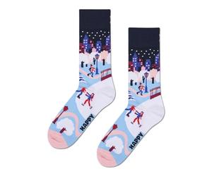 Happy Socks Ice Skating In The City Sock, Light Blue, 36-40