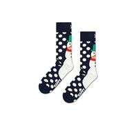 Happy Socks Jumbo Snowman Socks, Navy