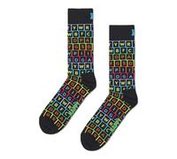 Happy Socks Keyboard Sock, Black, 41-46
