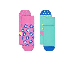 Happy Socks Kids Antislip 2-Pack Teddy Bear Socks (P001485)