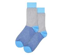 Happy Socks Light Colourful Thin Glittery Socks for Men and Women - 4-7 UK - Blue