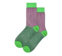Happy Socks Light Colourful Thin Glittery Socks for Men and Women - 4-7 UK - Green