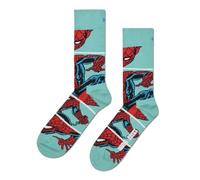 Happy Socks Marvel Web-Slinger Sock, Turquoise, 41-46