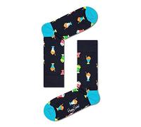 Happy Socks Unisex Happy Milkshake Socks, Blue, One Size UK