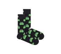 Happy Socks Men's 1 Pack & Cotton Black Frog Design Socks in Green | Size: 6-11 Happy Socks Green 6-11