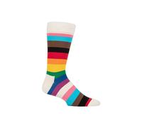 Happy Socks Men's 1 Pack & Cotton LGBTQ+ Pride Design Socks | Size: 6-11 Happy Socks Multicolor 6-11