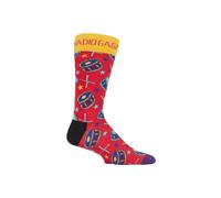 Happy Socks Men's 1 Pack Official Licensed Queen Novelty Socks in Red | Size: 6-11 Happy Socks Red 6-11