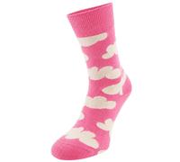 Happy Socks Men's 1-Pack Pink Cloudy | Size: 4-7 Happy Socks Pink 4-7