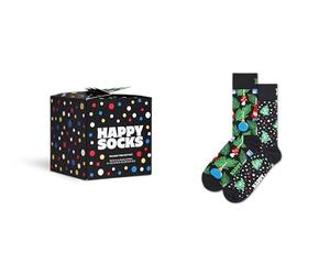 Happy Socks Mens 2-pack Holiday Tree Gift Set, Multicoloured, 36-40 UK