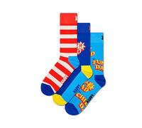 Happy Socks Mens 3-pack Father Of The Year Gift Set, Blue, M-L UK