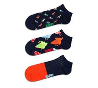 Happy Socks Mens 3 Pack Low Socks Orange
