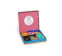 Happy Socks Mens and Ladies Rolling Stones Cotton Gift Boxed Socks Pack of