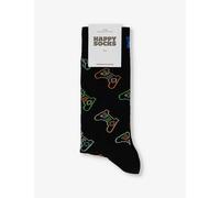 Happy Socks Mens Black Gaming Stretch-cotton-blend