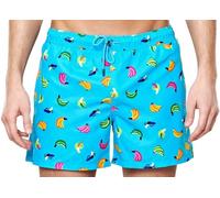 HAPPY SOCKS Men's Blue Banana Mesh Lining Swimming Shorts X-Large NWT