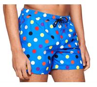HAPPY SOCKS Men's Blue Big Dot Mesh Lining Swimming Shorts NWT