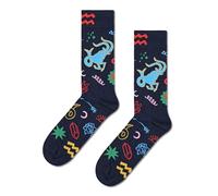 Happy Socks Mens Capricorn, Blue, 36-40 UK