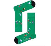 HAPPY Socks Men's Green Combed Cotton Soccer Football Socks Size 8-12 NWT