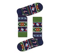 Happy Socks Men's Happy Happy Holiday Socks, Navy, 11-Jul UK