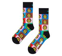 Happy Socks Mens Marvel Iron Man Novelty Socks | Gift Idea - 6-11 UK - Iron Man (Black)