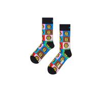 Happy Socks Men's Marvel Iron Man Novelty Socks | Gift Idea in Black | Size: 6-11 Happy Socks Black 6-11