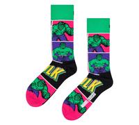 Happy Socks Mens Marvel The Hulk Novelty Socks | Gift Idea - 6-11 UK - The Hulk (Green)