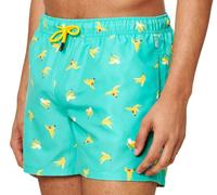 HAPPY SOCKS Men's Mint Banana Break Mesh Lining Swimming Shorts NWT