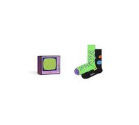 Happy Socks Men's Pack of 2 Bart Special Socks Gift Set Green